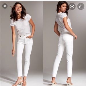 Denim forum white jeans